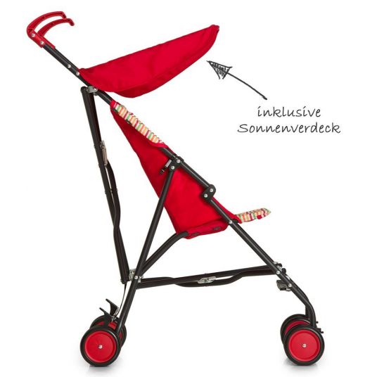 Hauck Buggy Sun Plus - Disney - Pooh Spring Brights Red