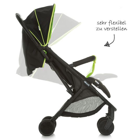Hauck Buggy Swift Plus incl. safety bar - Neon Yellow Caviar