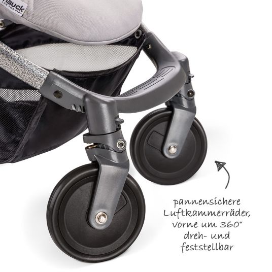 Hauck Buggy Swift Plus - Silver Charcoal