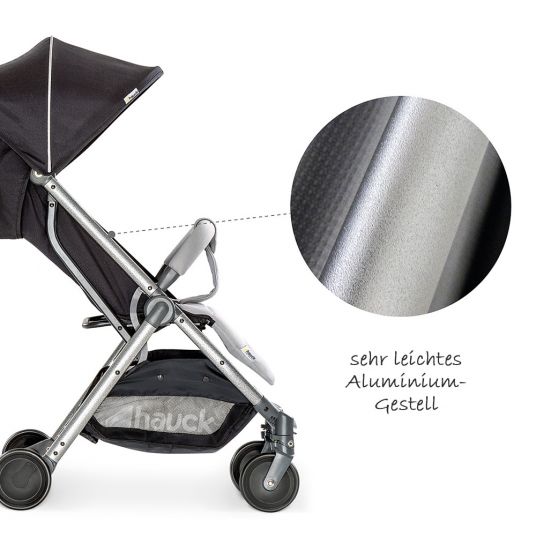 Hauck Buggy Swift Plus - Silver Charcoal