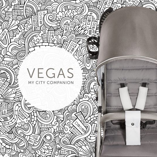 Hauck Buggy Vegas (fino a 25 kg) - Carboncino