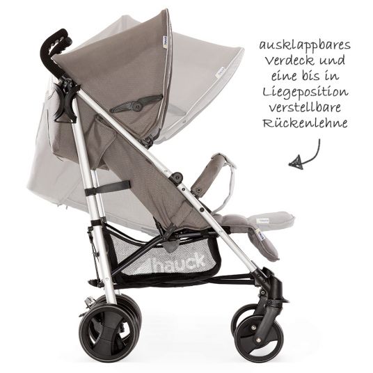 Hauck Buggy Vegas (up to 25 kg) - Charcoal