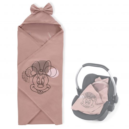 Hauck Einschlagdecke / Kuscheldecke Snuggle N Dream - Disney - Minnie Mouse Rose