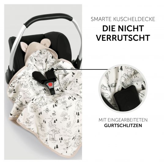 Hauck Einschlagdecke / Kuscheldecke Snuggle N Dream - Disney - Winnie the Pooh Beige