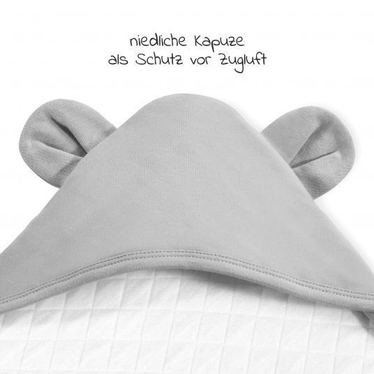 Hauck Einschlagdecke / Kuscheldecke Snuggle N Dream - Grey