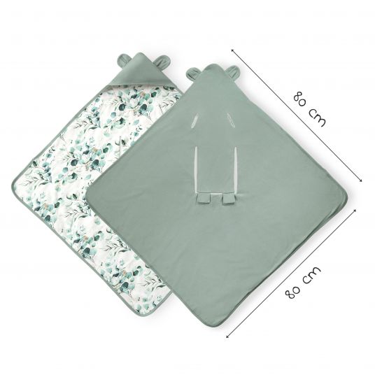 Hauck Envelope blanket / Snuggle N Dream - Leaves Mint