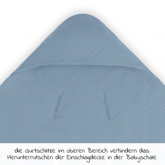 Hauck Coperta Snuggle / Coperta Snuggle Snuggle So Cosy - Blu polvere