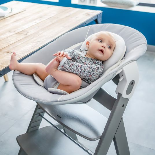 Hauck Alpha Plus High Chair - Grey