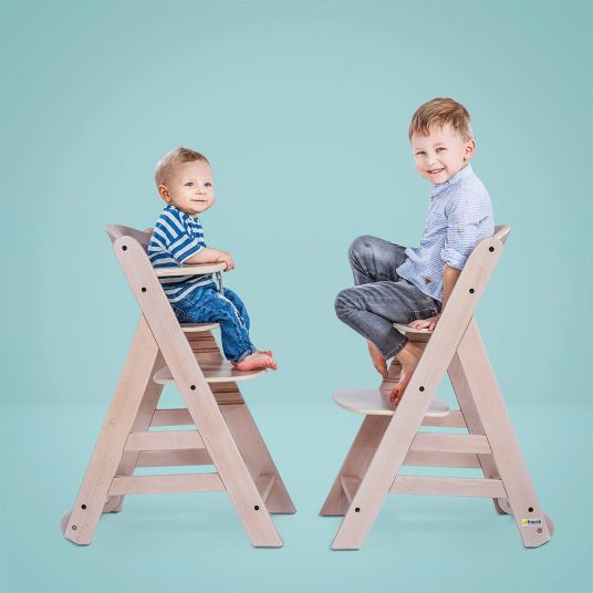 Hauck High Chair Beta Plus - Whitewashed Dots
