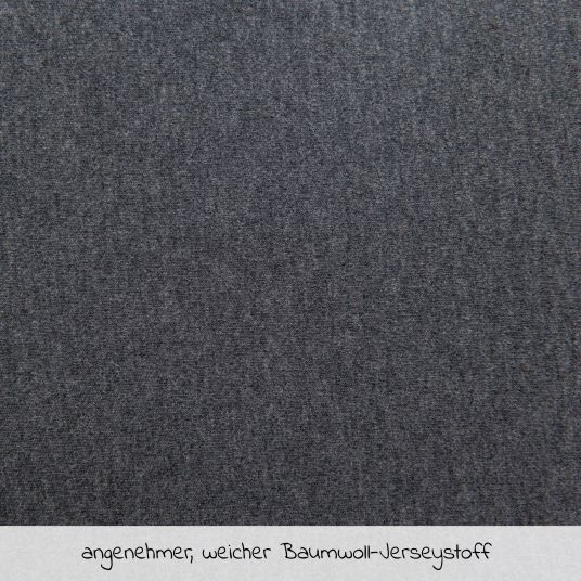 Hauck Hochstuhlauflage Deluxe - Select Line - Jersey Charcoal