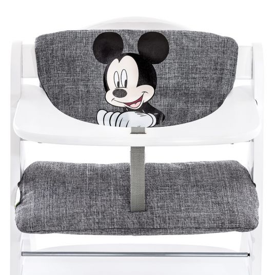 Hauck Hochstuhlauflage & Sitzverkleinerer - Disney Deluxe - Mickey Grey