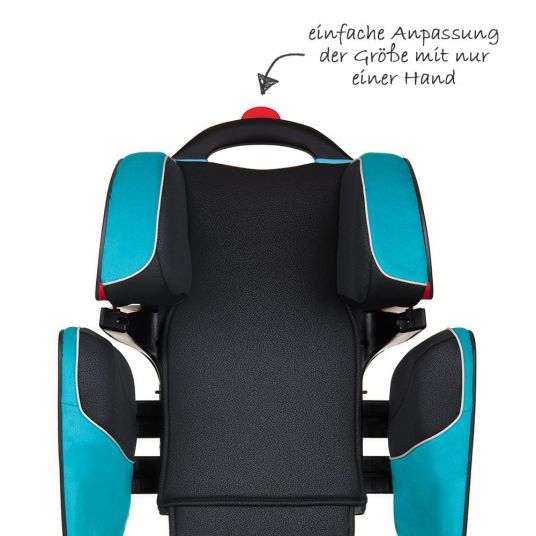 Hauck Child seat Bodyguard Plus with Isofix - Black Aqua