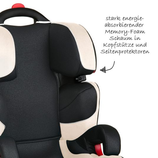 Hauck Kindersitz Bodyguard Plus mit Isofix - Black Beige