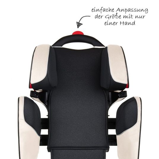 Hauck Child seat Bodyguard Plus with Isofix - Black Beige