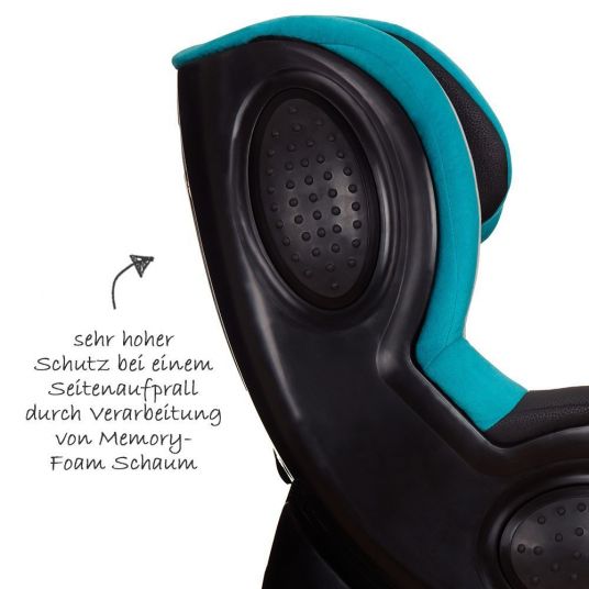 Hauck Kindersitz Guardfix mit Isofix-Basis - Black Aqua