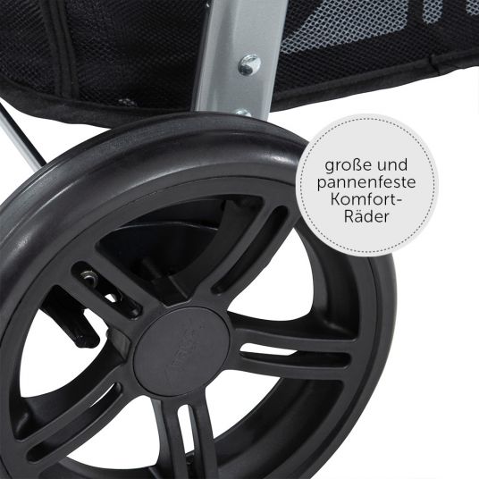 Hauck Kinderwagen-Set Rapid 4 Plus Trio Set mit Babywanne, Autositz und Sportwagen (bis 25 kg) - Grey Mint