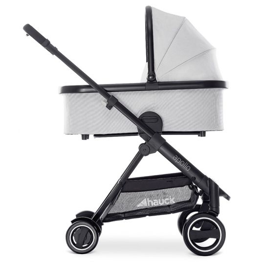 Hauck Combi stroller Apollo - incl. stroller and carrycot for newborns - Lunar