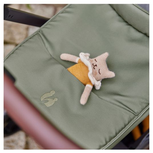 Hauck Kombi-Kinderwagen Comfort N Care Set - inkl. Babywanne, Sportsitz, Beindecke und Getränkehalter - Olive