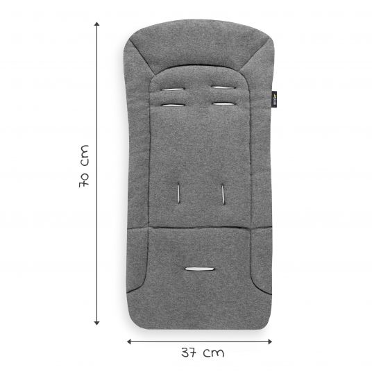 Hauck Komfort Sitzauflage für Buggy und Kinderwagen - Charcoal