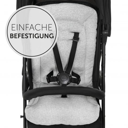 Hauck Komfort Sitzauflage für Buggy und Kinderwagen - Light Grey