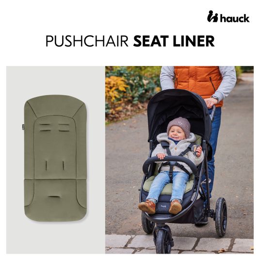 Hauck Comfort seat pad for buggy and baby carriage - Olive