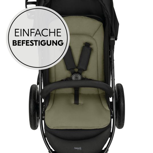 Hauck Comfort seat pad for buggy and baby carriage - Olive