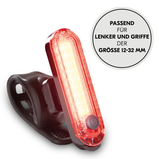 Hauck Luce LED per passeggino e carrozzina - incluso supporto (ricaricabile, 4 modalità di illuminazione)