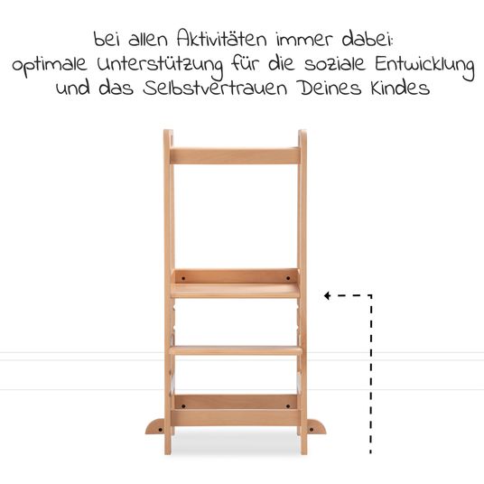 Hauck Lernturm / Kinderstuhl für Küche - Learn N Explore - Natural