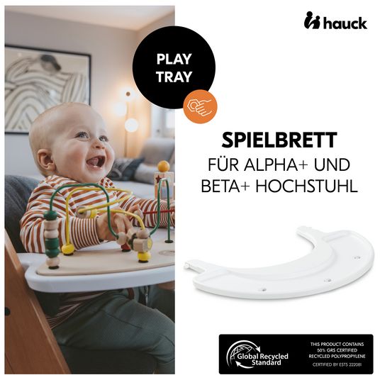 Hauck Play tray base (without games) for Alpha & Beta high chair