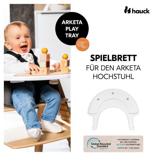 Hauck Play Tray Basis (ohne Spiele) für Arketa Hochstuhl