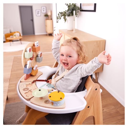 Hauck Play Tray game Play Drums S - for high chair Alpha+, Beta+ & Arketa - Musical instruments