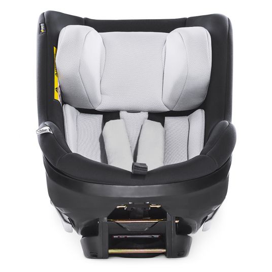 Hauck Reboard Kindersitz iPro Kids inkl. Isofix Basis iPro Base - i-Size (bis 4 Jahre) inkl. Sitzverkleinerer - Lunar