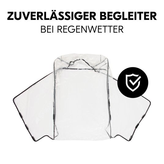 Hauck Regenschutz für Fahrradanhänger Bike N Walk Duo Raincover