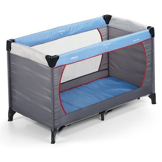 Hauck Travel Cot Dream'n Play - Cool Grey
