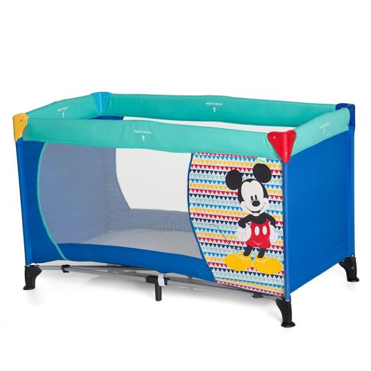 Hauck Travel cot Dream'n Play - Disney - Mickey Geo Blue