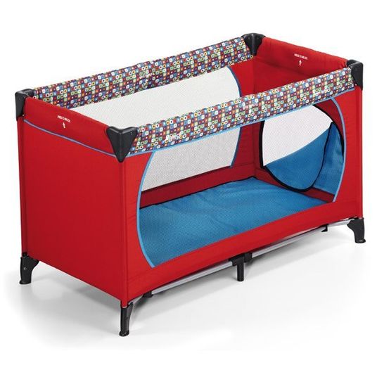 Hauck Travel Cot Dream'n Play Plus - Dotty Red