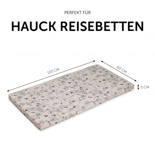 Hauck Reisebett-Matratze Sleeper 60 x 120 cm - Disney - Winnie the Pooh Beige