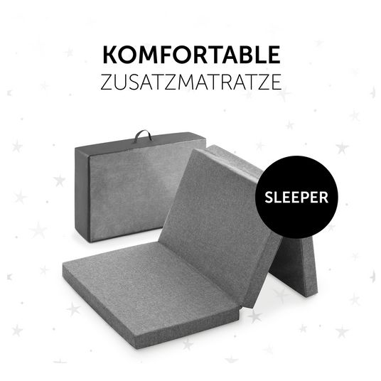 Hauck Reisebett-Matratze Sleeper 60 x 120 cm - Grey