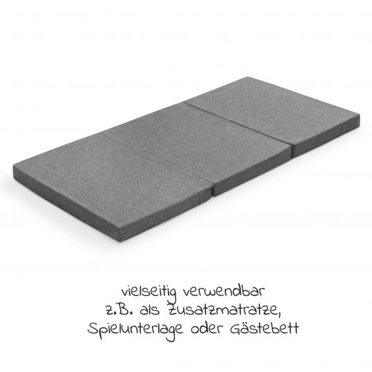 Hauck Reisebett-Matratze Sleeper 60 x 120 cm - Melange Grey