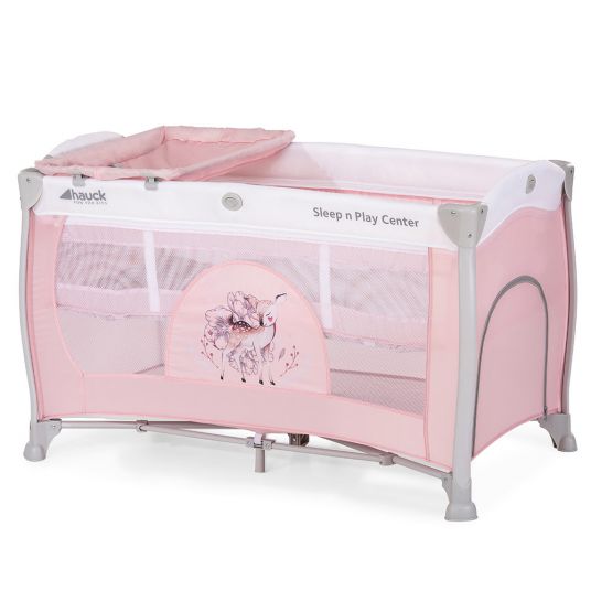 Hauck Travel cot set Sleep'n Play Center 3 (incl. changing mat, height adjustable) - Sweety