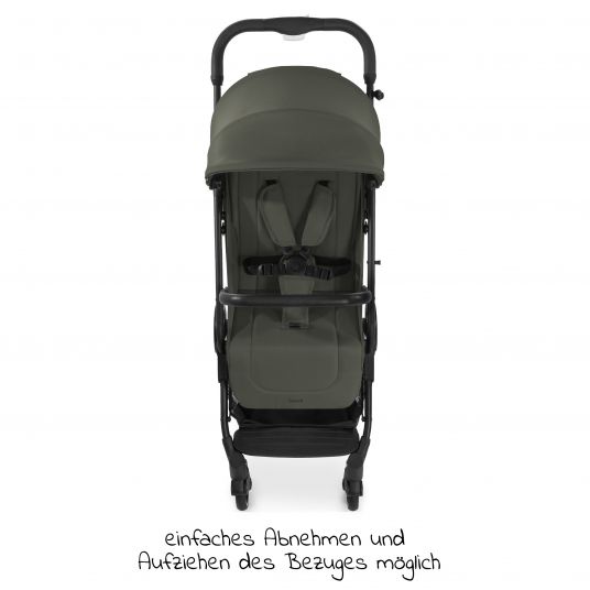 Hauck Travel buggy & stroller Travel N Care with lie-flat function, only 6.8 kg (can be loaded up to 22 kg) - Dark Olive
