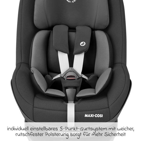 Hauck Travel buggy & pushchair Travel N Care with reclining function, only 6.8 kg (load capacity up to 22 kg) incl. Reboarder Pearl Pro 2 - Black