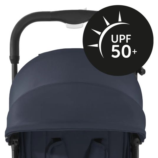 Hauck Reisebuggy & Sportwagen Travel N Care mit Liegefunktion, nur 6,8 kg (bis 22 kg belastbar) inkl. Reboarder Pearl Pro 2 - Navy Blue