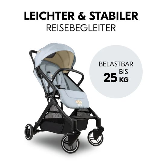 Hauck Reisebuggy & Sportwagen Travel N Care mit Liegefunktion, nur 6,8 kg (bis 22 kg belastbar) inkl. Reboarder Pearl Pro 2 - Simba