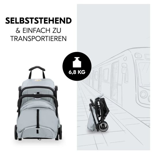 Hauck Reisebuggy & Sportwagen Travel N Care mit Liegefunktion, nur 6,8 kg (bis 22 kg belastbar) inkl. Reboarder Pearl Pro 2 - Simba