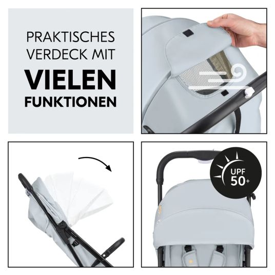 Hauck Reisebuggy & Sportwagen Travel N Care mit Liegefunktion, nur 6,8 kg (bis 22 kg belastbar) inkl. Reboarder Pearl Pro 2 - Simba