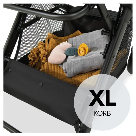 Hauck Reisebuggy & Sportwagen Travel N Care mit Liegefunktion, nur 6,8 kg (bis 22 kg belastbar) inkl. Reboarder Pearl Pro 2 & XXL Zubehörpaket - Simba