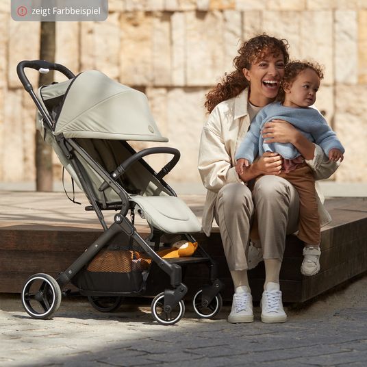 Hauck Travel buggy & pushchair Travel N Care Plus with reclining function, only 7.2 kg (load capacity up to 22 kg) - Hazelnut
