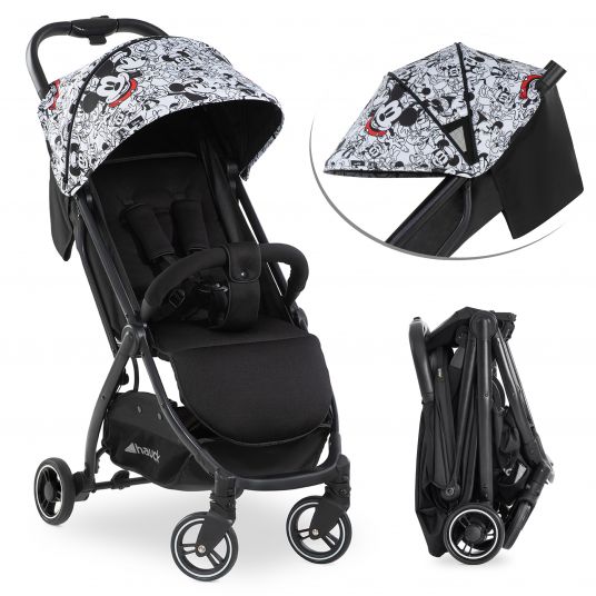 Hauck Travel buggy Swift X with one-hand autofold and carrying strap (only 6.3 kg) - incl. comfort top - Disney - Mickey