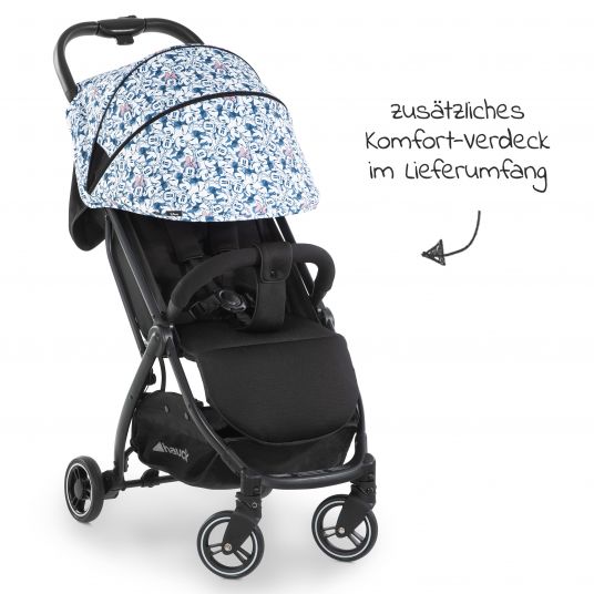 Hauck Travel buggy Swift X with one-hand autofold and carrying strap (only 6.3 kg) - incl. comfort top - Disney - Minnie
